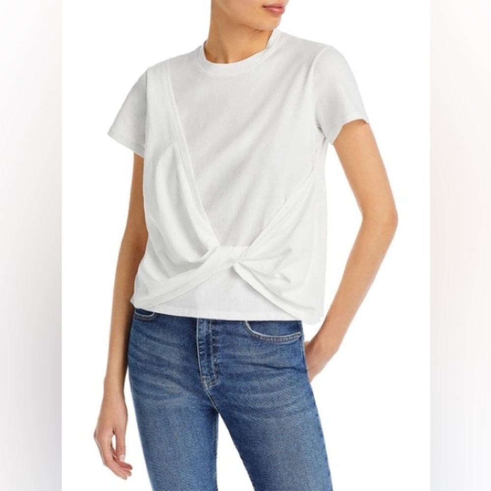 AMUR Zahra Womens Organic Cotton Twist T-Shirt